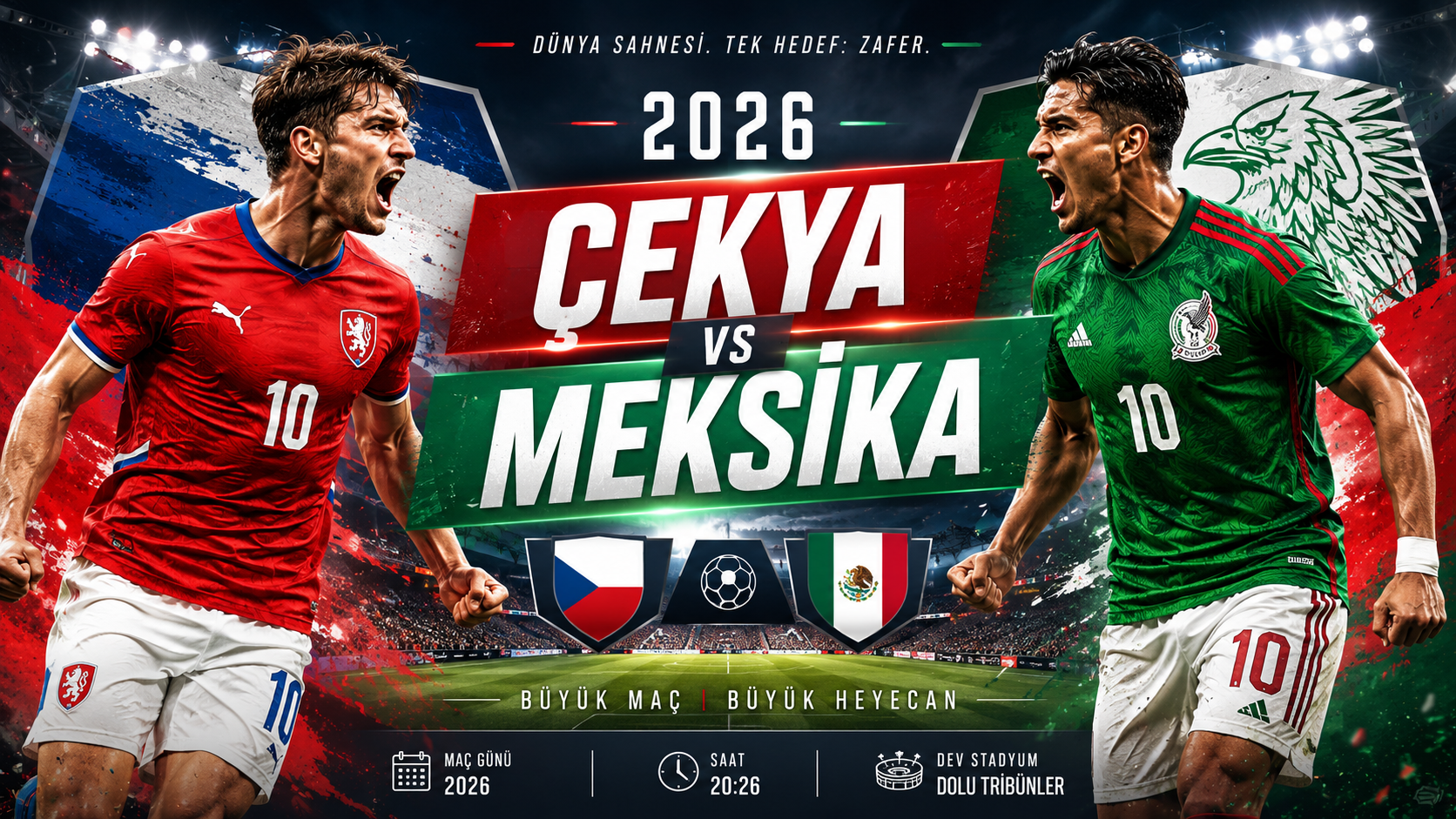 Çekya – Meksika: 2026 Dünya Kupası A Grubu Finalinde Azteca’da Asimetrik Randevu
